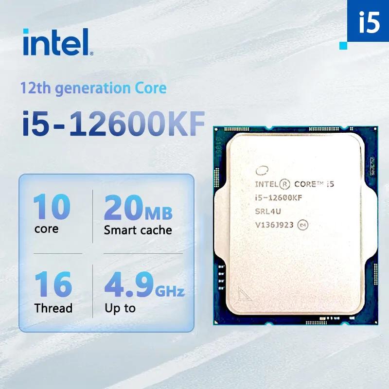  ھ i5-12600KF ǰ i5 12600KF 3.4 GHz 10 ھ 16  L3 = 20M 125W  DDR4 DDR5 ũž CPU  LGA 1700
